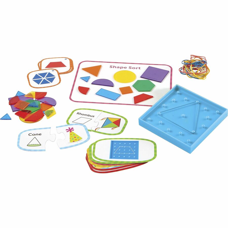 Learning Resources Skill Builders! First Grade Geometry Activity Set (LER1239)