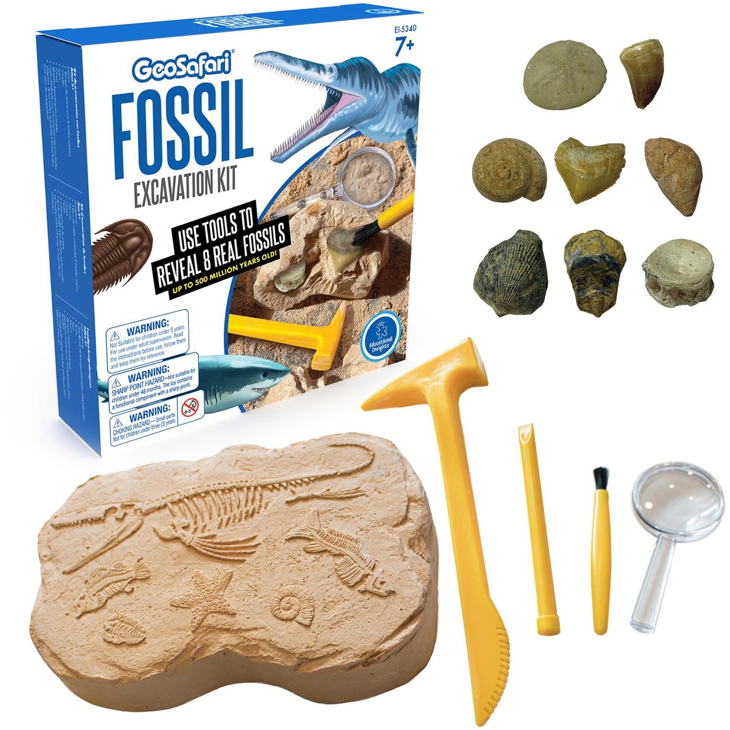 Educational Insights GeoSafari Fossil Excavation Kit (5340)