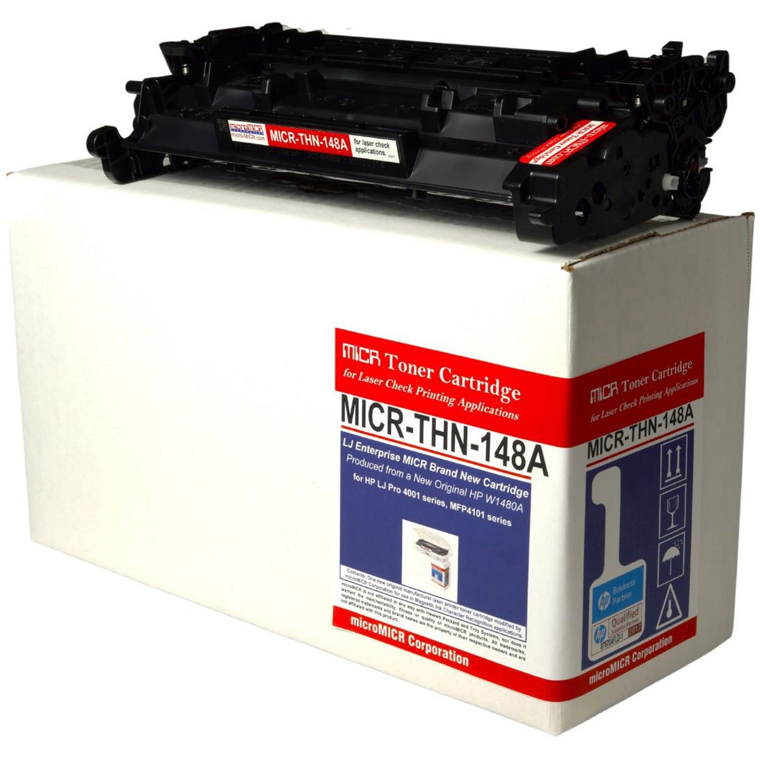 microMICR MICR Standard Yield Laser Toner Cartridge - Alternative for HP 148A, 148X (W1480A) - Black - 1 Each (MICRTHN148A)