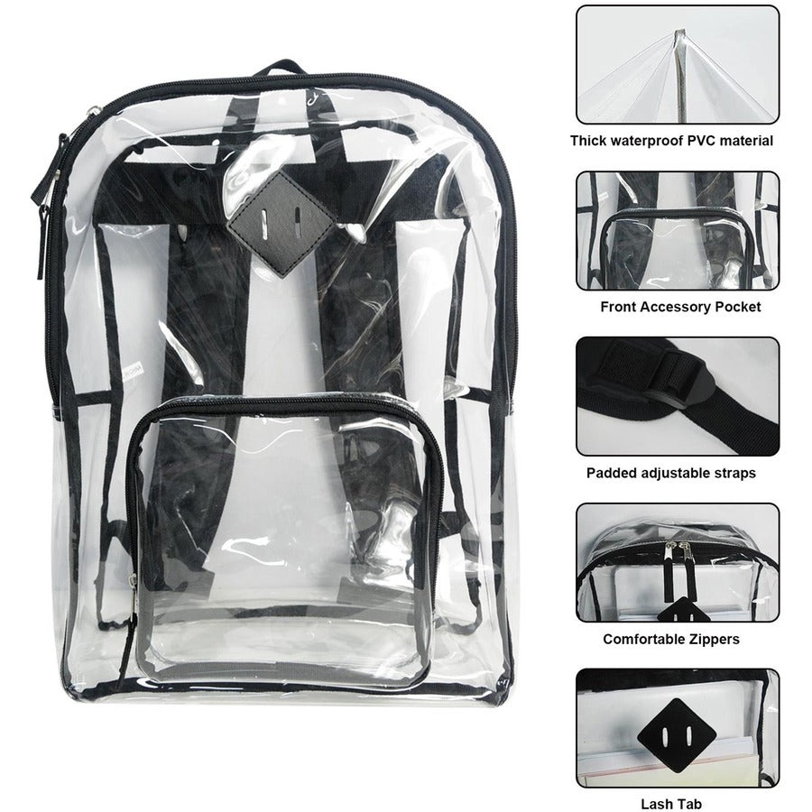 Sparco Carrying Case (Backpack) Multipurpose - Clear (61617)