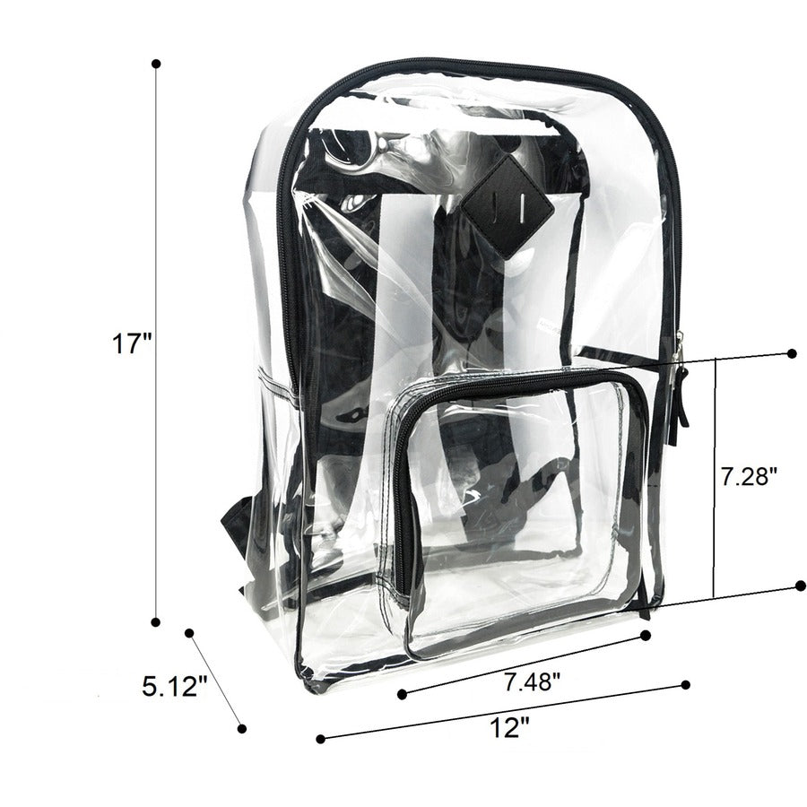 Sparco Carrying Case (Backpack) Multipurpose - Clear (61617)