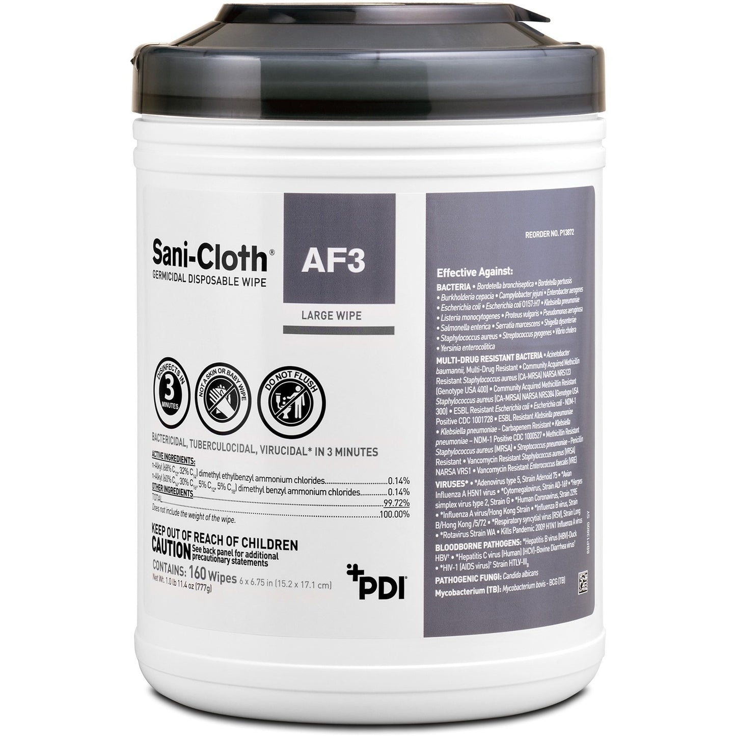 PDI Sani-Cloth AF3 Germicidal Wipes (P13872)