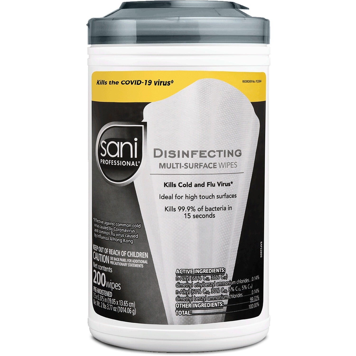 Sani Professional Disinfecting Multi-Surface Wipes (P22884)