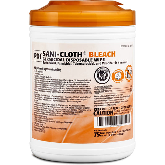 PDI Sani-Cloth Bleach Germicidal Wipes (P54072)