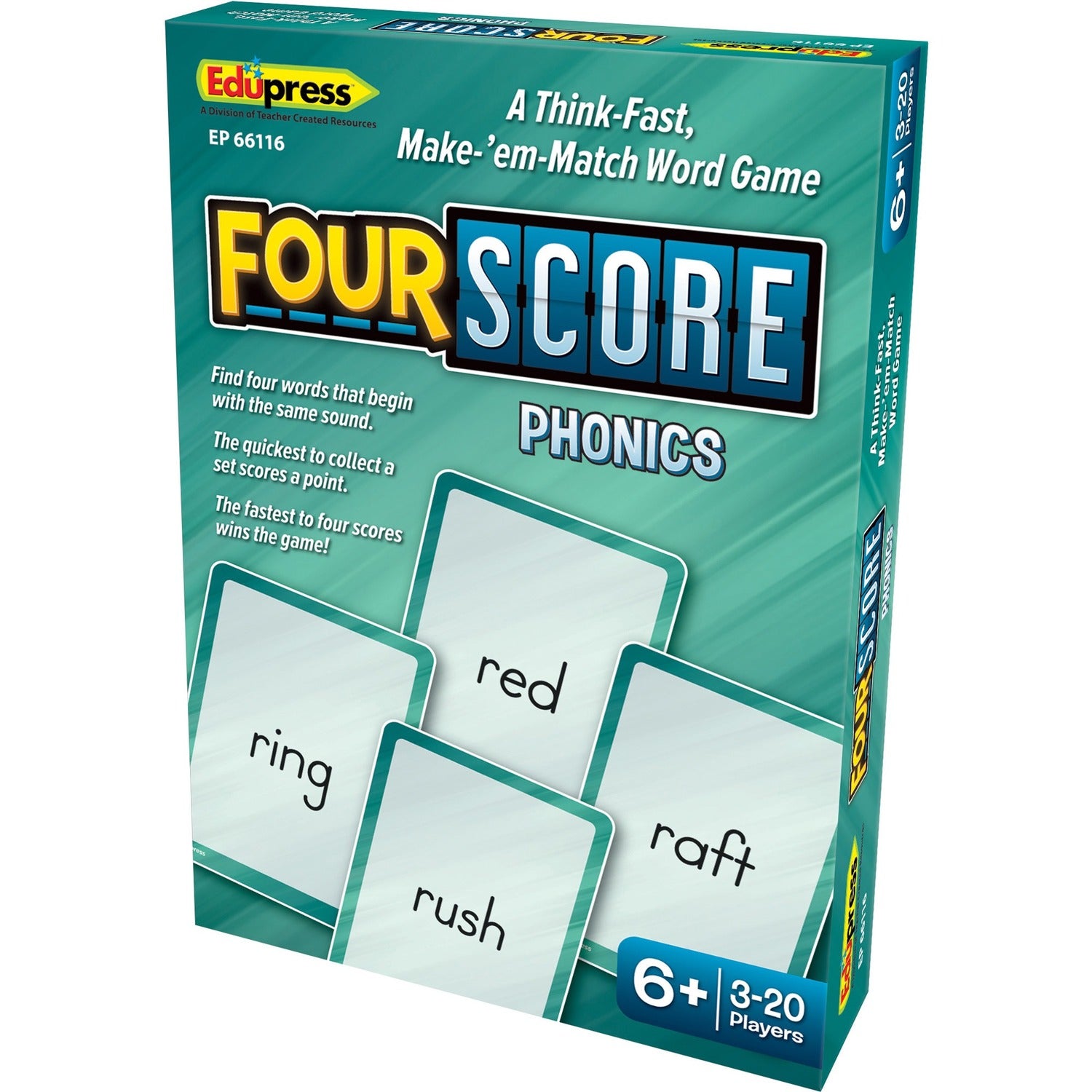 Teacher Created Resources Four Score Phonics Card Game (EP66116)