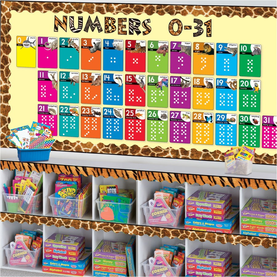 Trend Animals Count 0-31 Learning Set with Numbered Counting Cards (T19008)