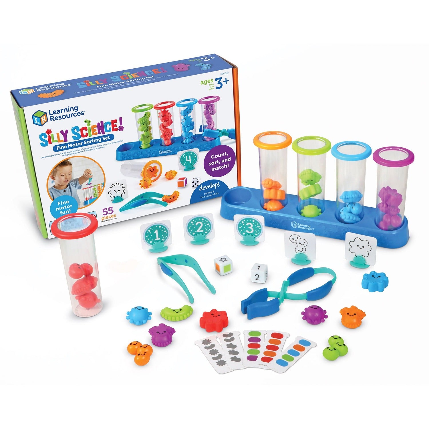 Learning Resources Silly Science Fine Motor Sorting Set (LER5542)