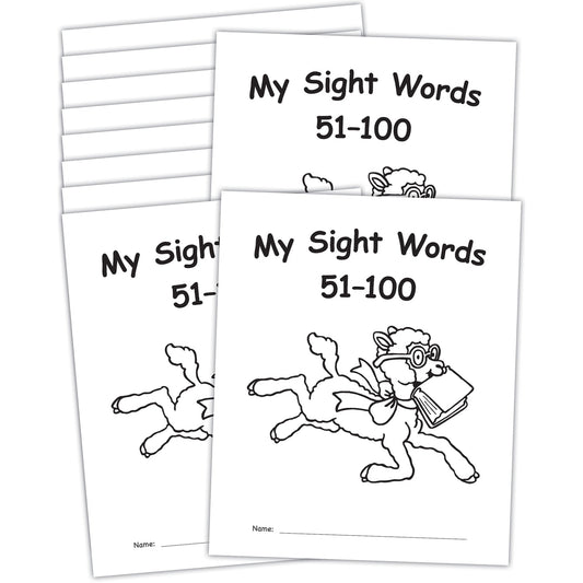 Teacher Created Resources My Own Books Sight Words Pack Printed Book (EP62142)