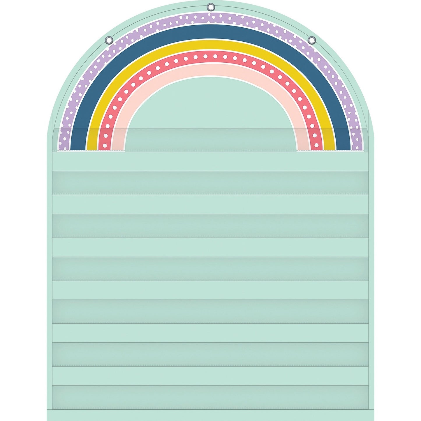 Teacher Created Resources Oh Happy Day Rainbow 7 Pocket Chart (20100)