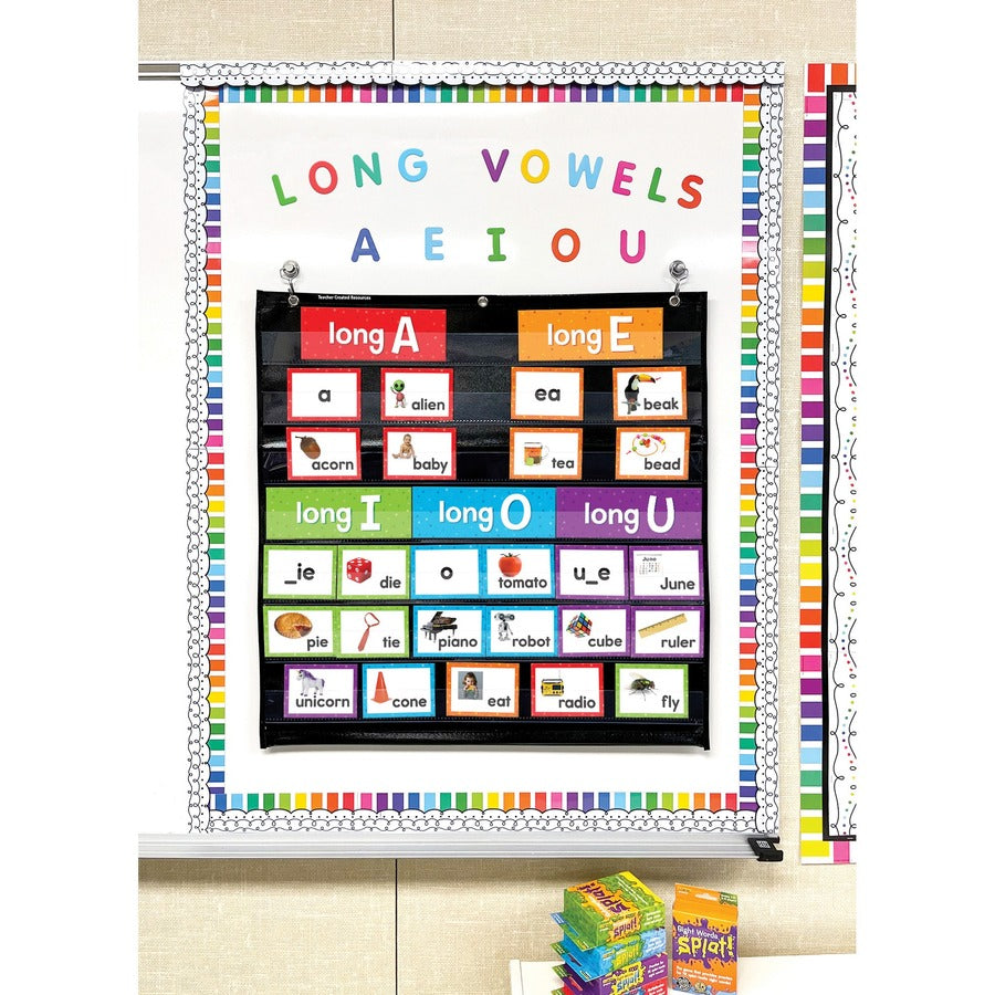 Teacher Created Resources Long Vowels Pocket Chart Cards (20851)