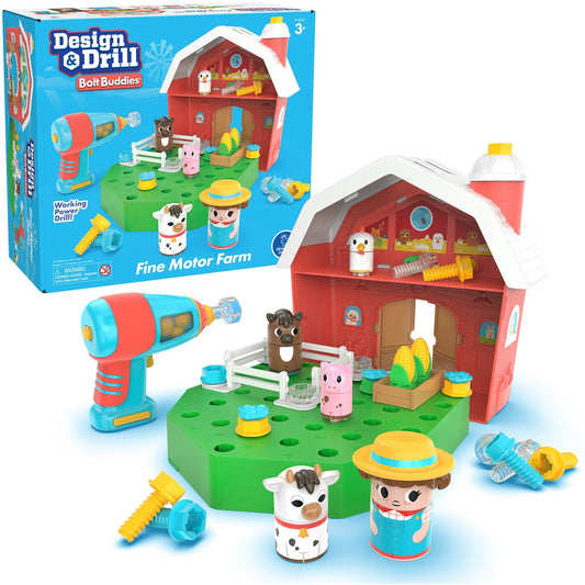 Learning Resources - Design & Drill Bolt Buddies Farm (4134)