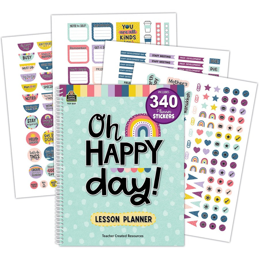 Teacher Created Resources Oh Happy Day Lesson Planner (8321)