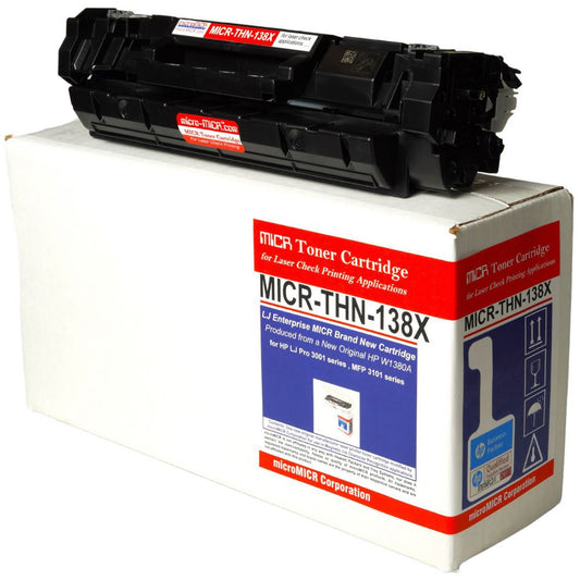 microMICR MICR High Yield Laser Toner Cartridge - Alternative for HP 138A, 138X (W1480A) - Black - 1 Each (MICRTHN138X)