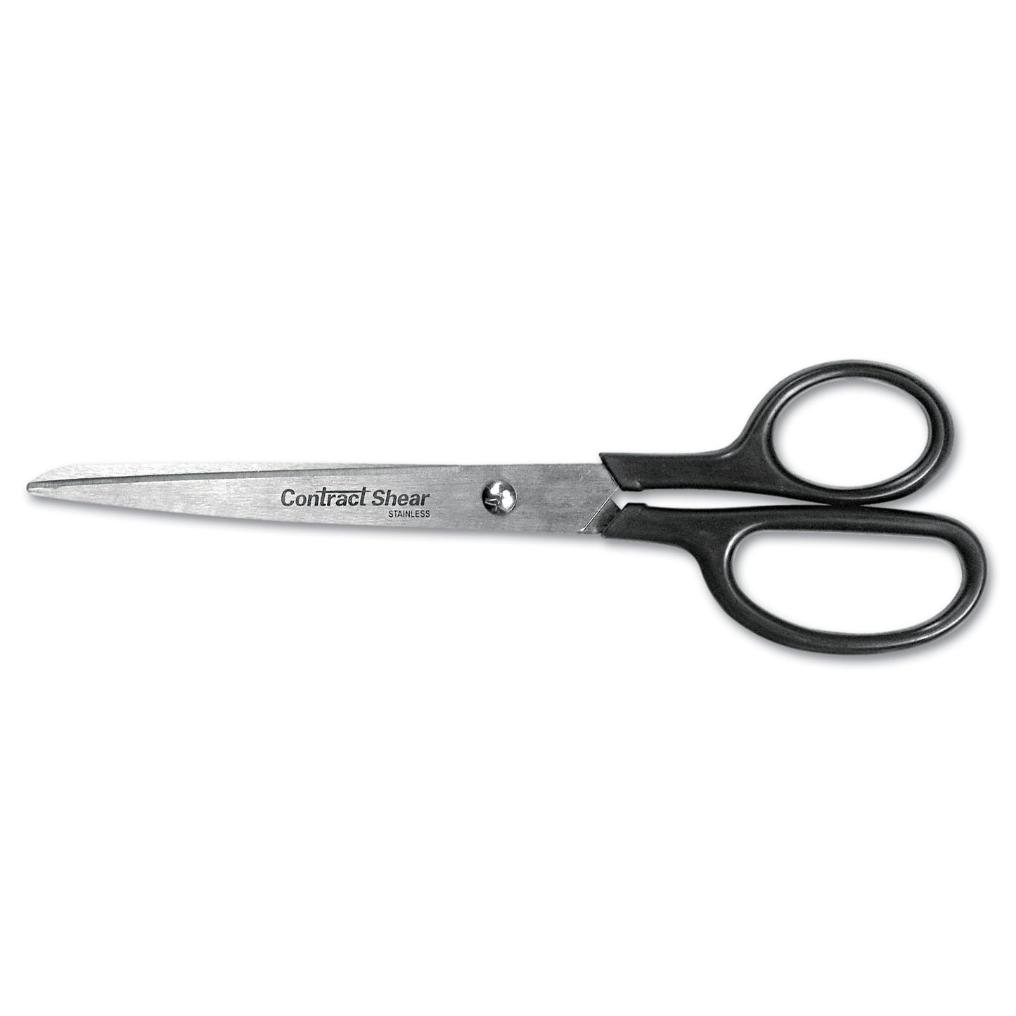 Westcott Straight Contract Scissors, 8" Long, 3" Cut Length, Straight Black Handle (10572)