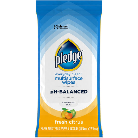 Pledge PH Balanced Multisurface Cleaner Wipes (336274CT)