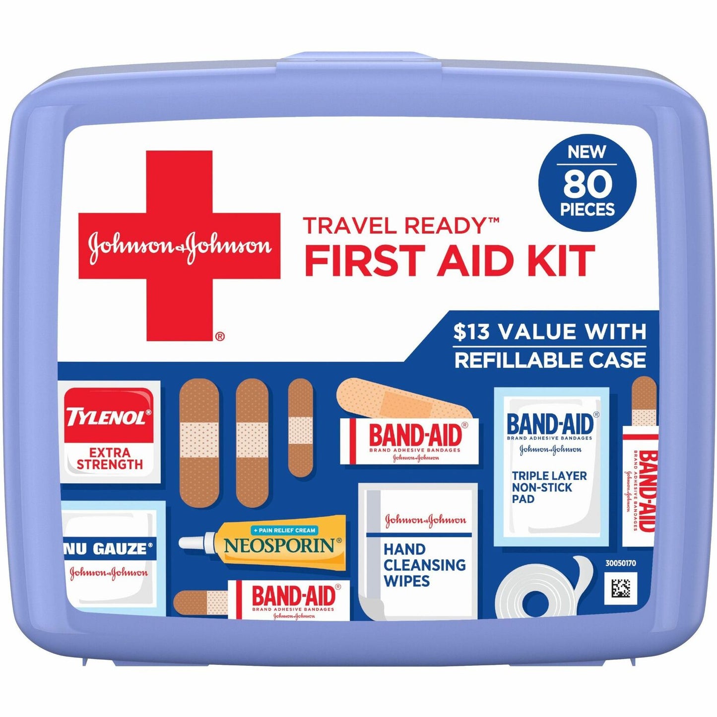 Johnson & Johnson Travel Ready First Aid Kit (202068)