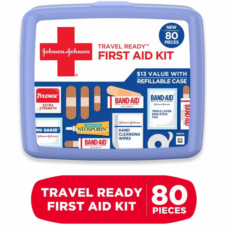Johnson & Johnson Travel Ready First Aid Kit (202068)