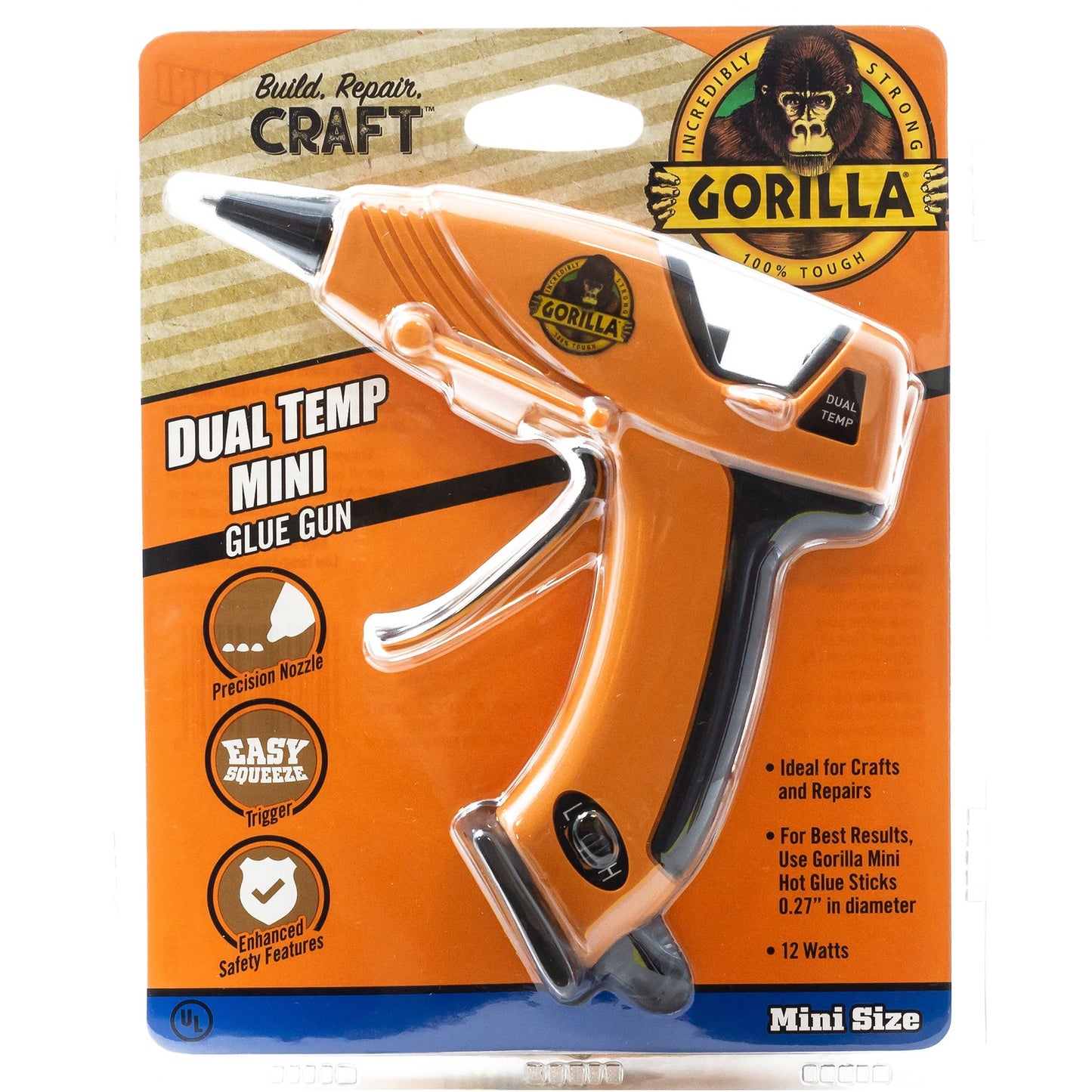 Gorilla Glue Dual Temp Mini Glue Gun (8401502)