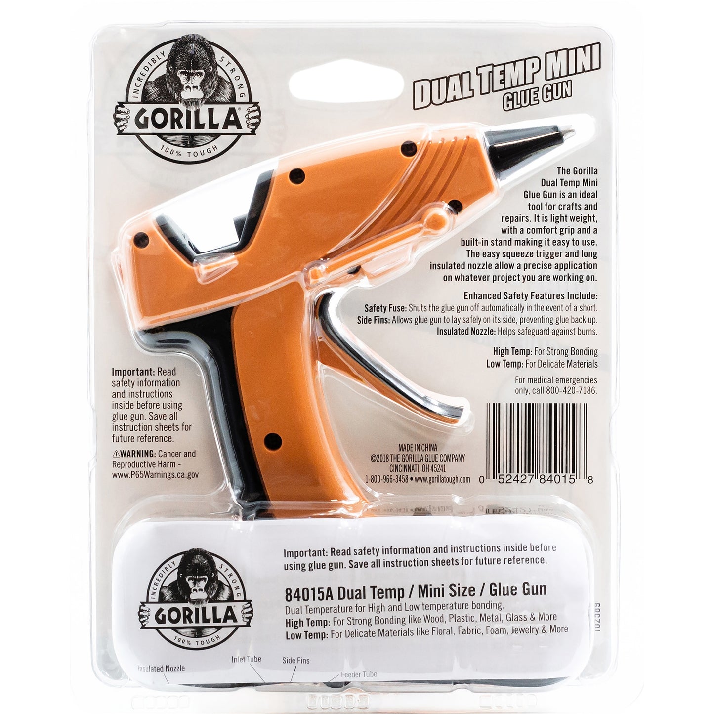 Gorilla Glue Dual Temp Mini Glue Gun (8401502)