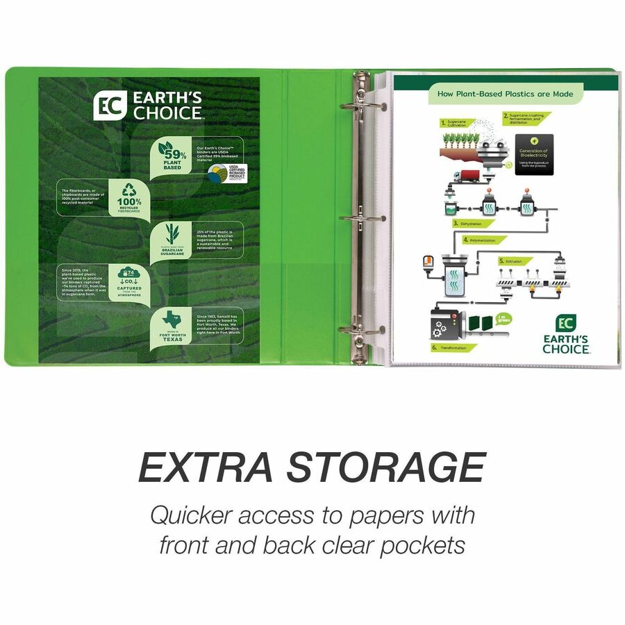 Samsill Earth's Choice Plant-based View Binders (MP286578)