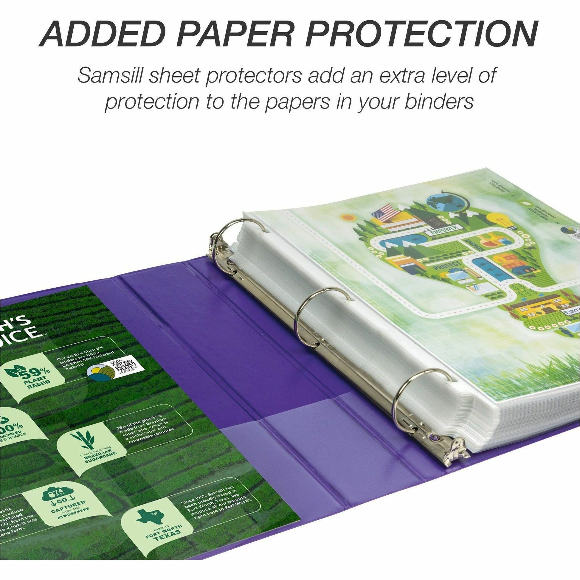 Samsill Earth's Choice Plant-based View Binders (MP286508)