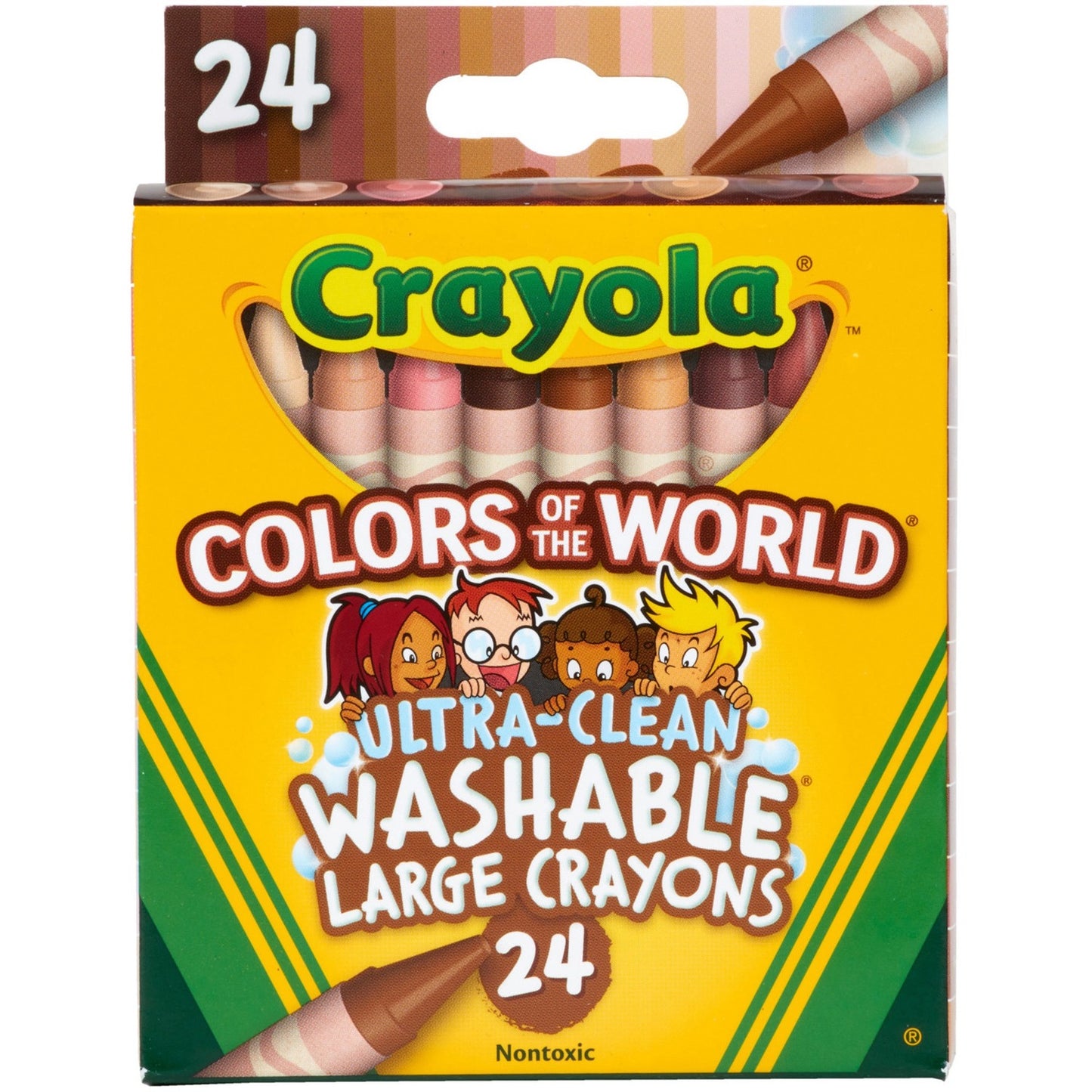 Crayola Ultra-Clean Washabe Large Crayons (520134)