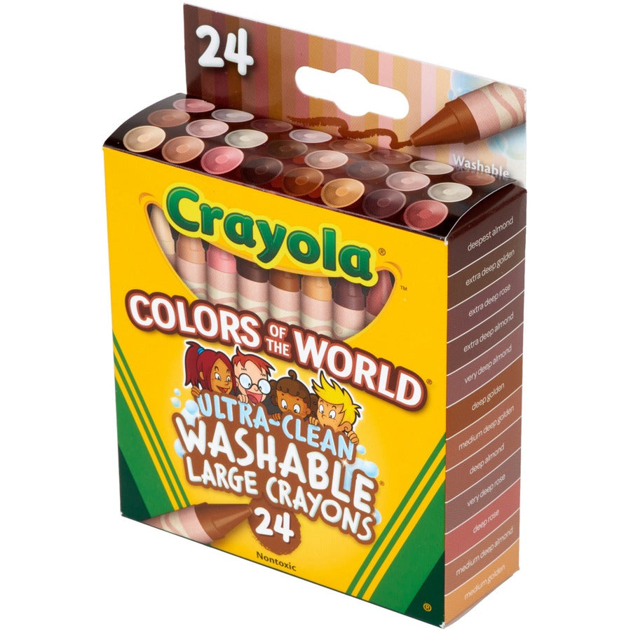 Crayola Ultra-Clean Washabe Large Crayons (520134)