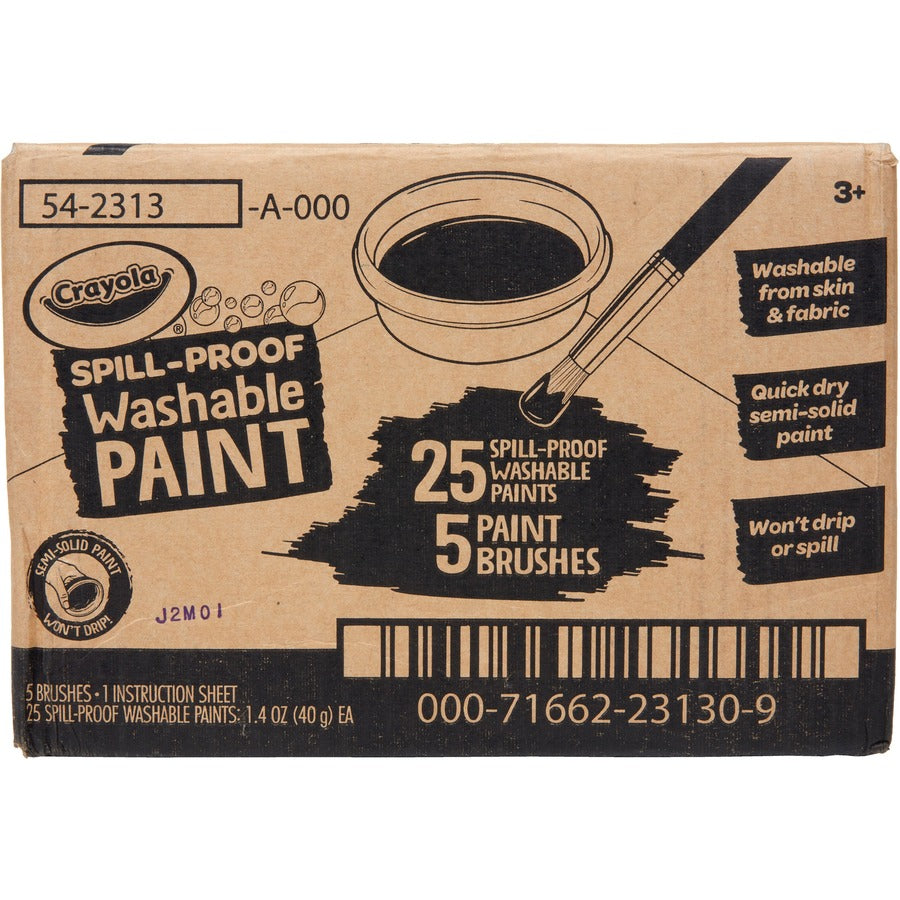 Crayola Spill Proof Washable Paint Set (542313)