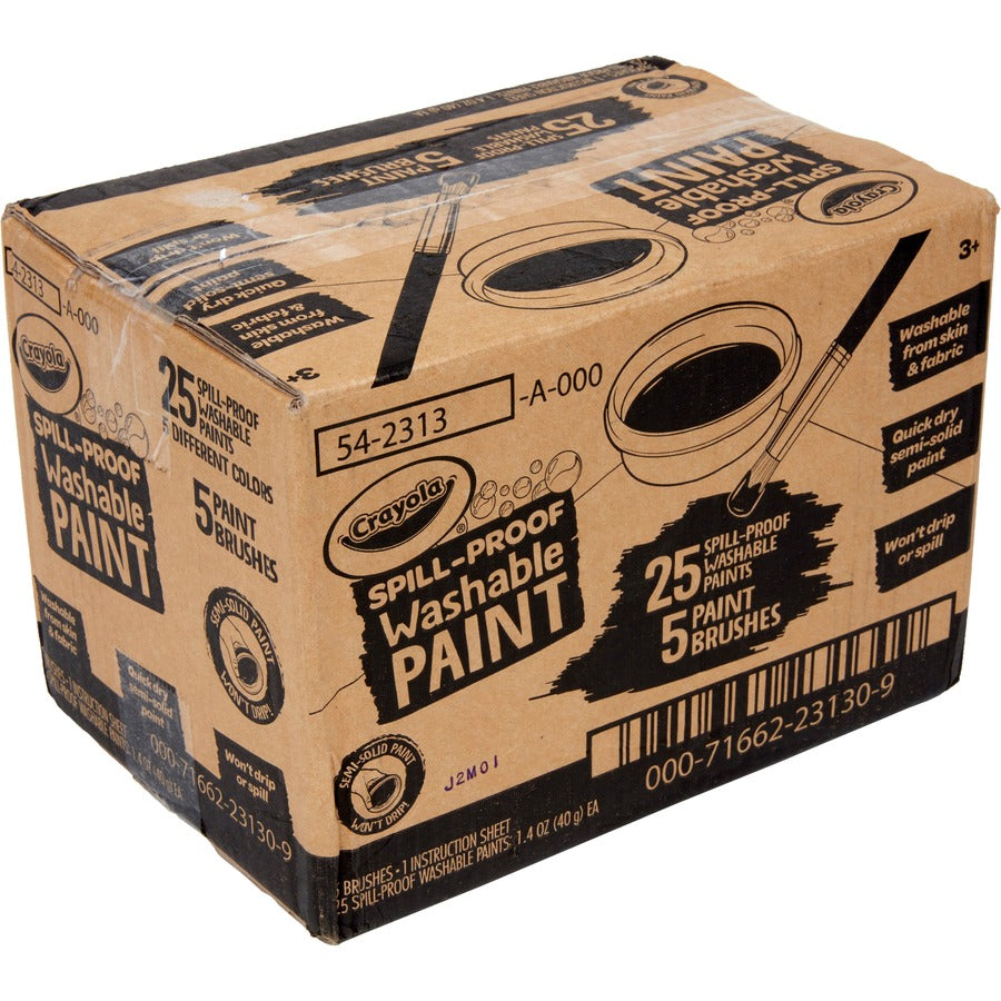 Crayola Spill Proof Washable Paint Set (542313)