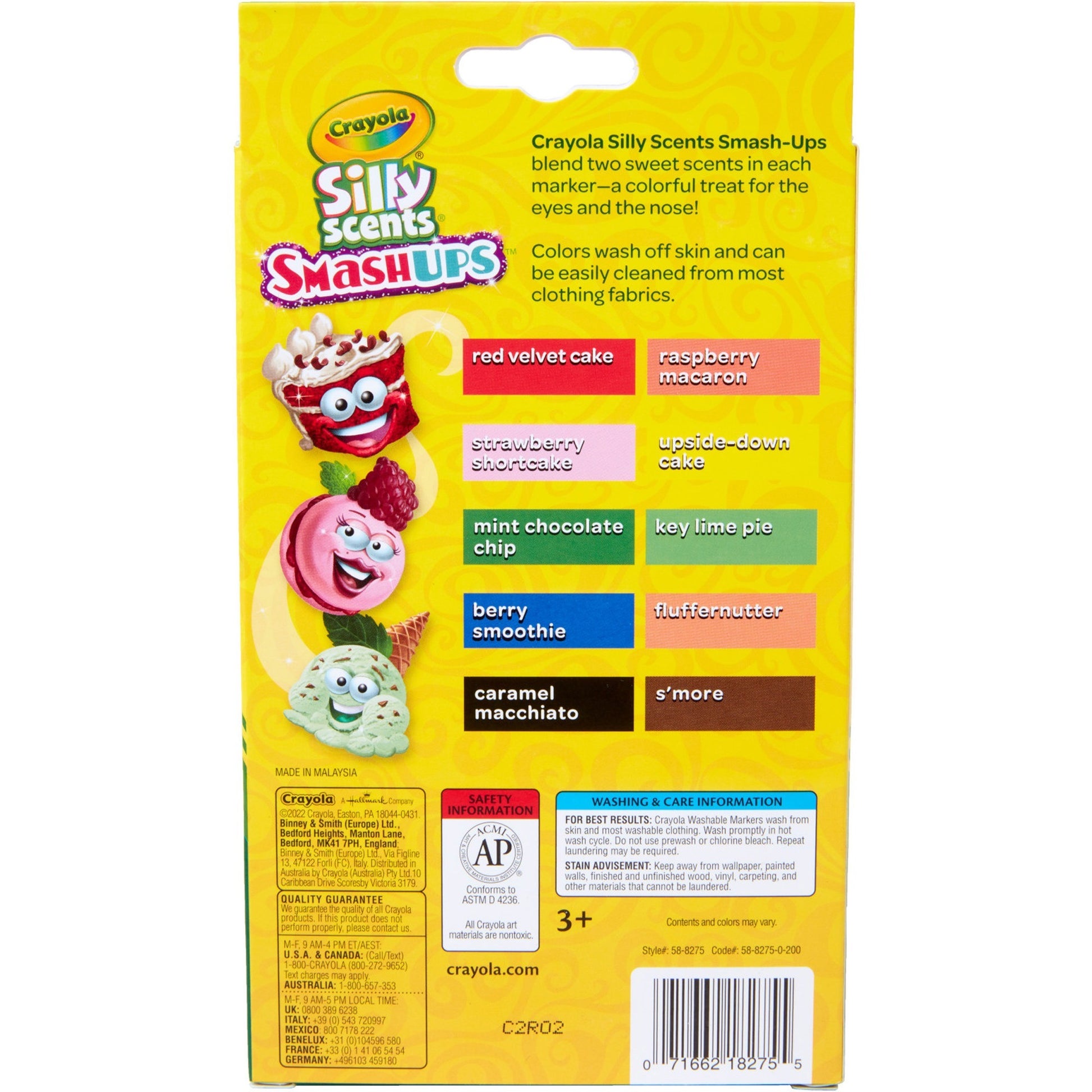 Crayola Silly Scents Slim Scented Washable Markers (588275)