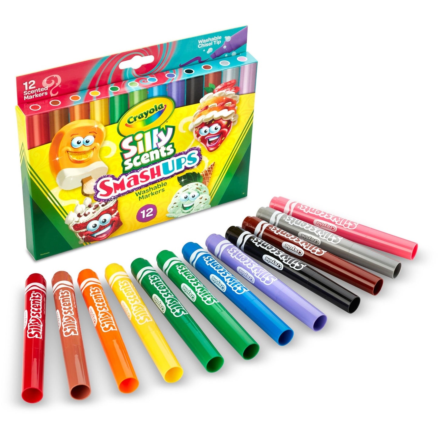 Crayola Silly Scents Slim Scented Washable Markers (588279)