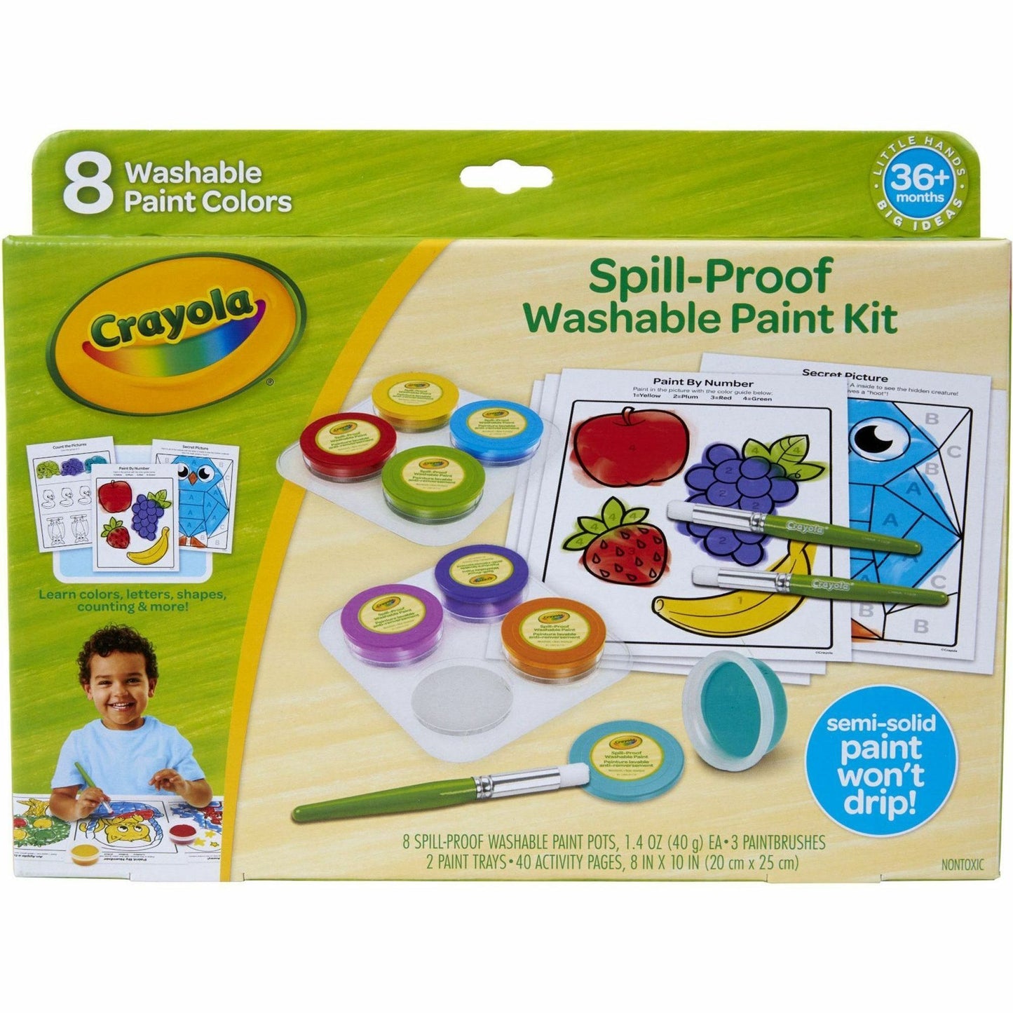 Crayola Spill Proof Washable Paint Set (811518)