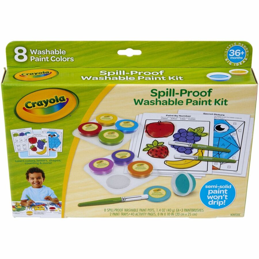 Crayola Spill Proof Washable Paint Set (811518)