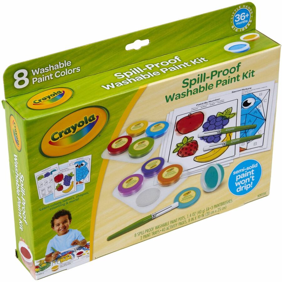 Crayola Spill Proof Washable Paint Set (811518)