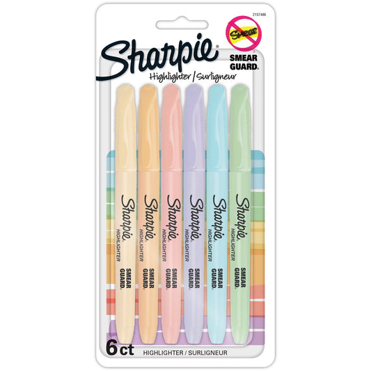 Sharpie Accent Highlighters w/Smear Guard (2157486)