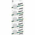 Energizer Industrial 2025 Lithium Batteries, 2025 Energizer Industrial Lithium Batteries, 5 Pack (ECRN2025)