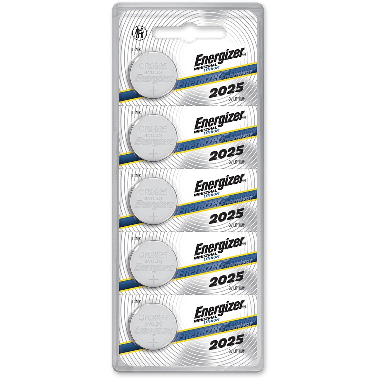 Energizer Industrial 2025 Lithium Battery 5-Packs (ECRN2025BX)