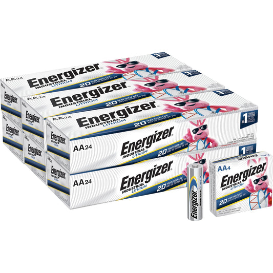 Energizer Industrial AA Lithium Battery 4-Pack (LN91CT)