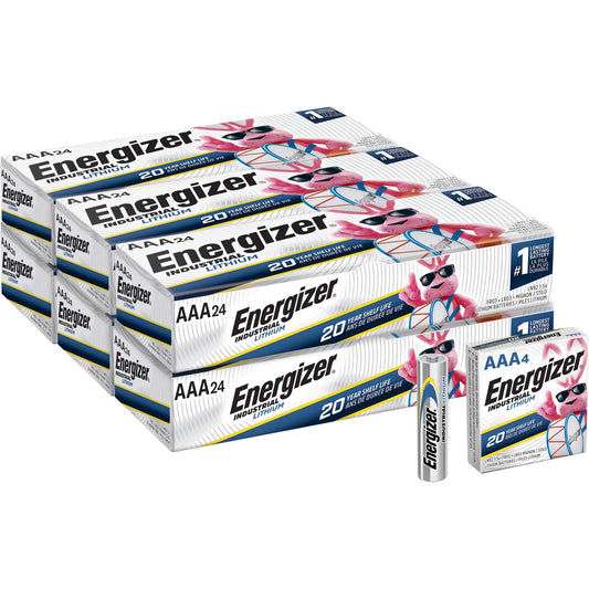 Energizer Industrial AAA Lithium Battery 4-Pack (LN92CT)