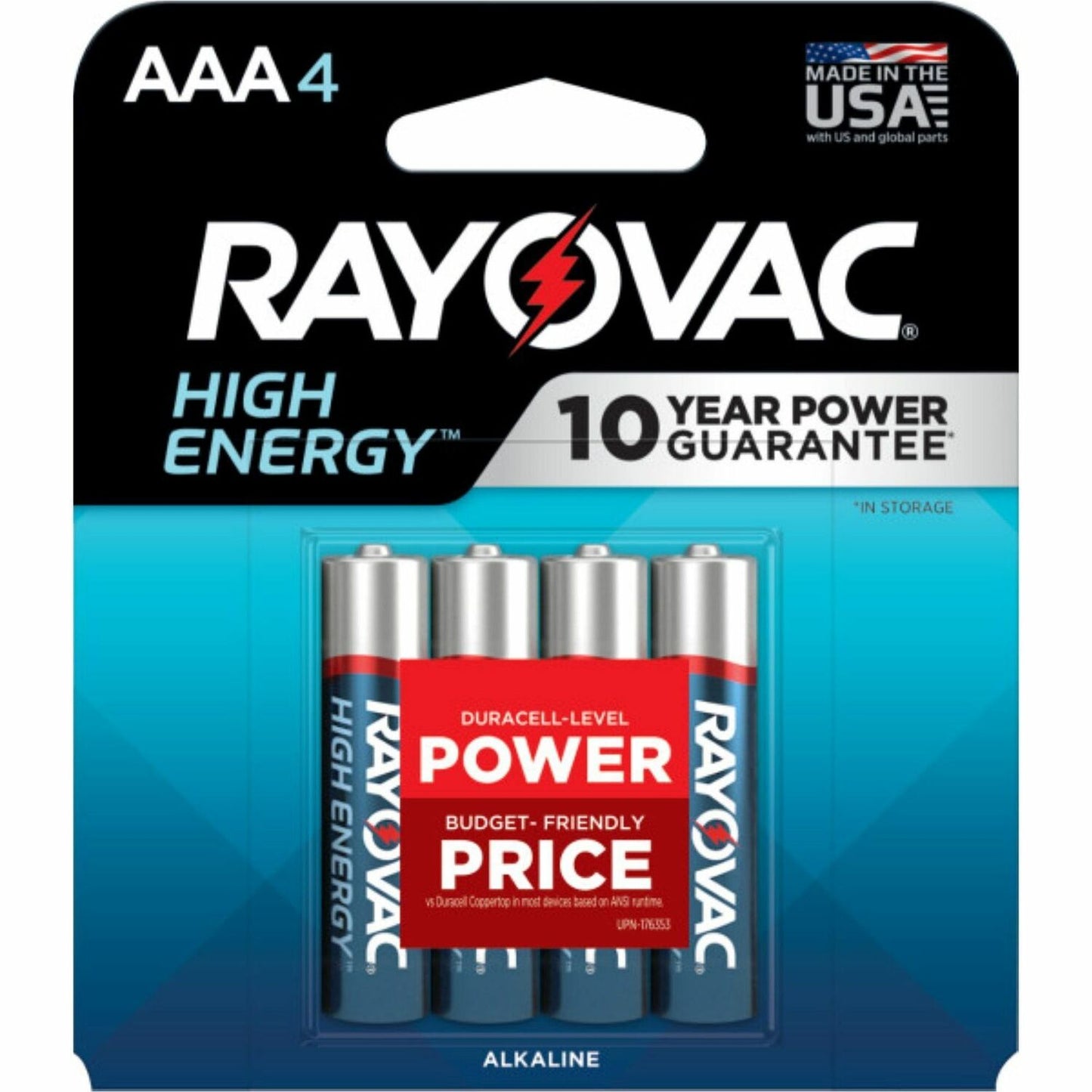 Rayovac High Energy Alkaline AAA Batteries (8244T)