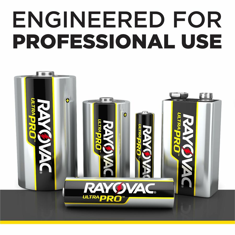 Rayovac Ultra Pro Alkaline 9V Batteries, 6 Pack (AL9V6)