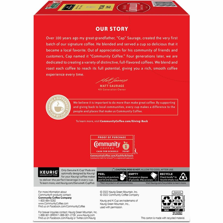  Coffee K-Cup Caf&eacute