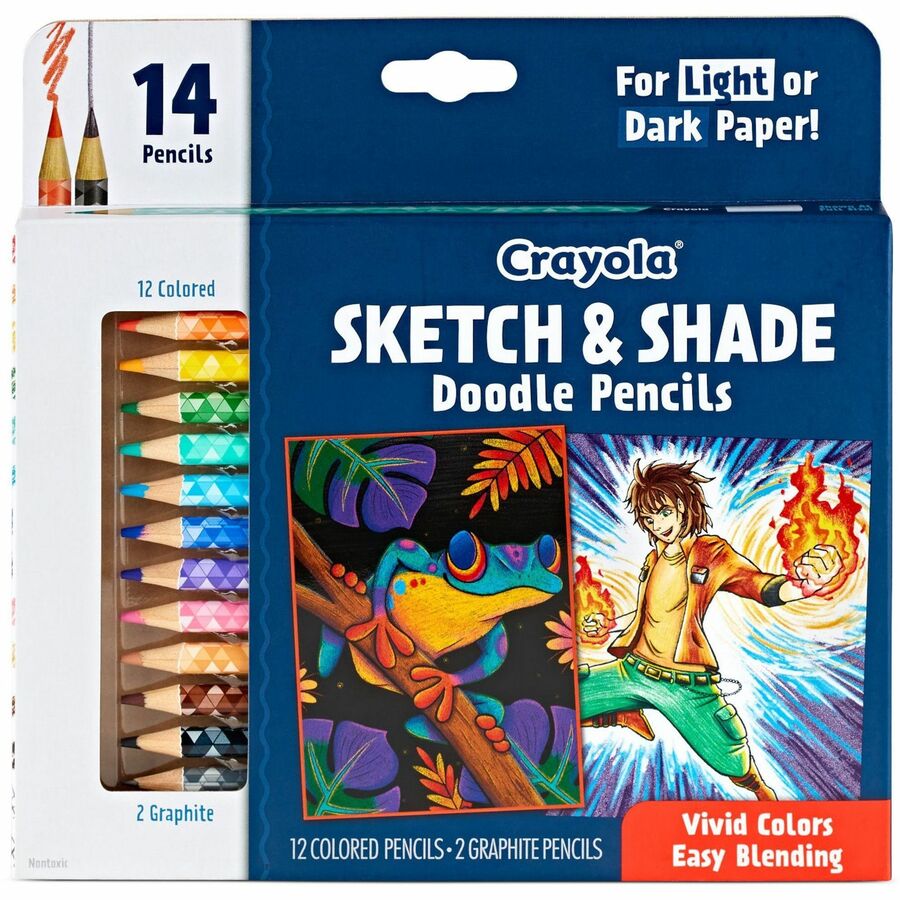 Crayola Sketch & Shade Doodle Pencils (682116)