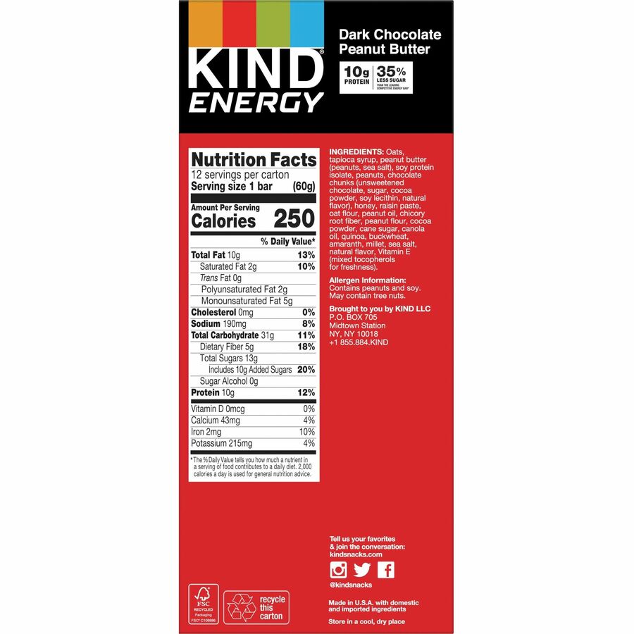 KIND Energy Bars (28716)