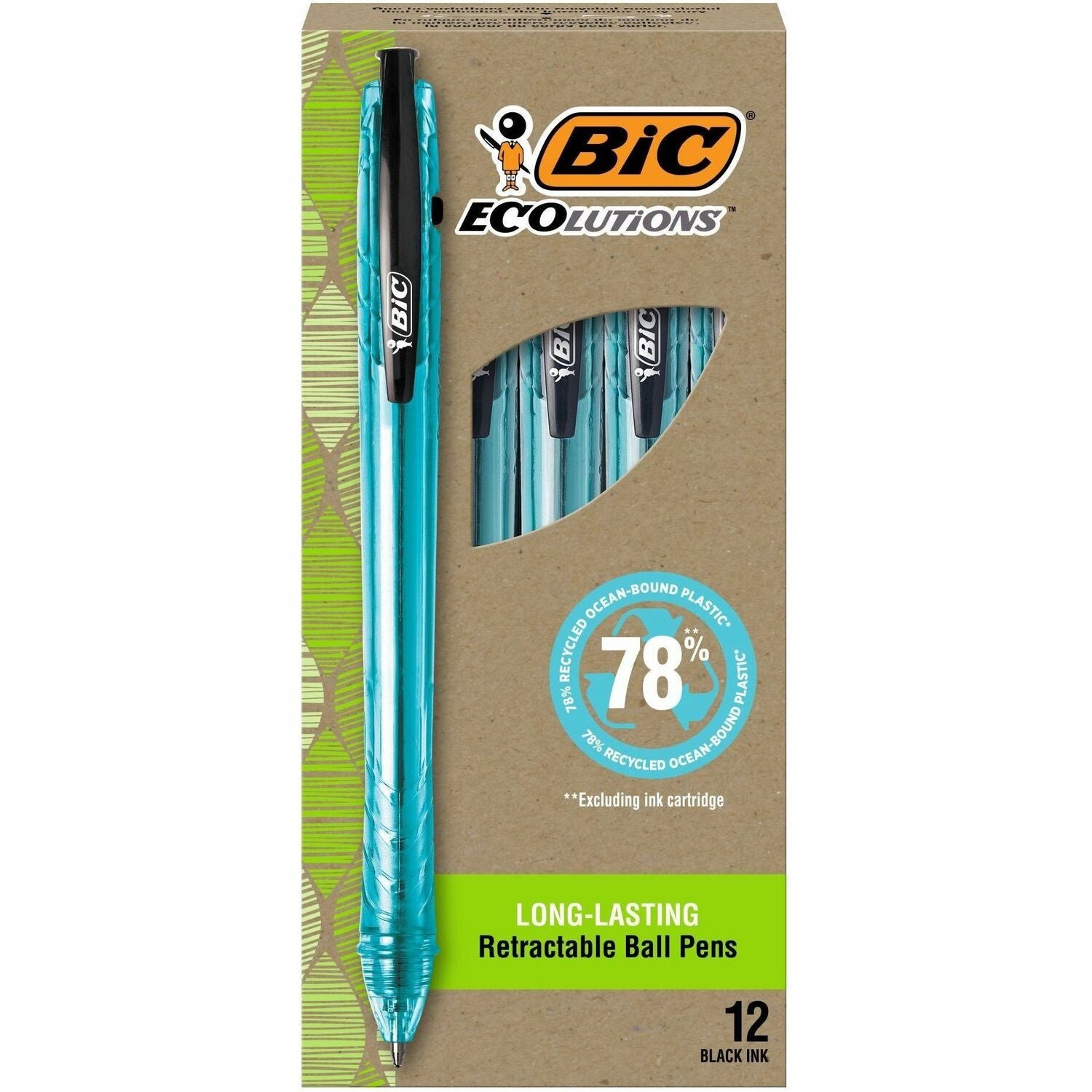 BIC Ecolutions Ballpoint Pen (BPRR11BK)