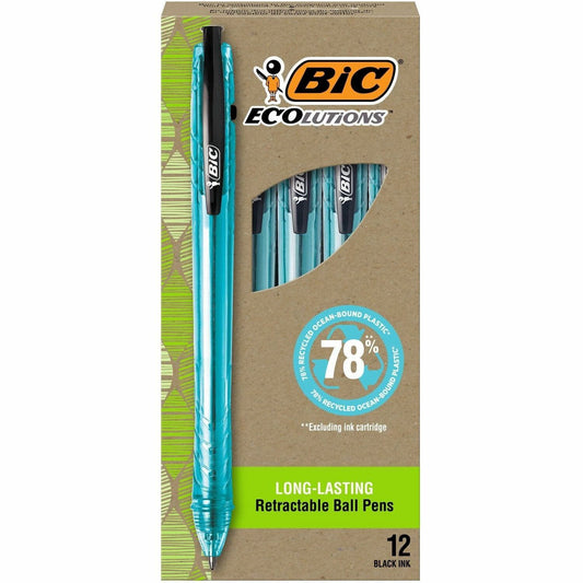 BIC Ecolutions Ballpoint Pen (BPRR11BK)