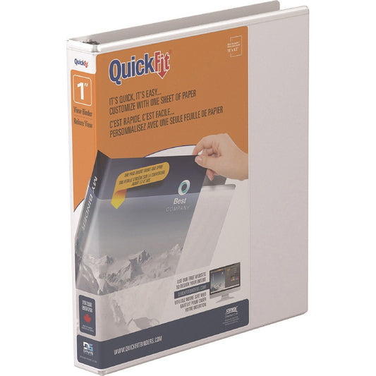 QuickFit D-Ring View Binders (870100)