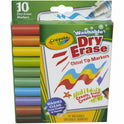 Crayola Washable Dura-Wedge Tip Dry-Erase Markers (587733)