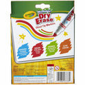 Crayola Washable Dura-Wedge Tip Dry-Erase Markers (587733)