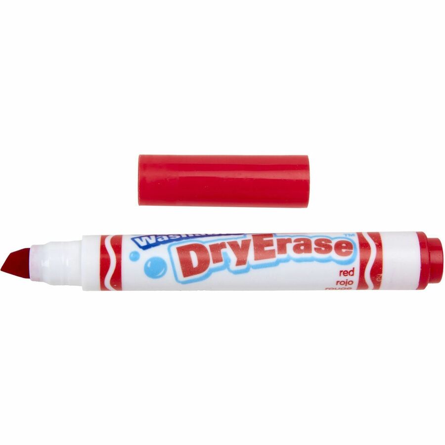 Crayola Washable Dura-Wedge Tip Dry-Erase Markers (587733)